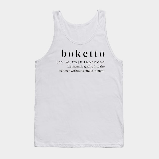 Boketto Tank Top by MajesticWords